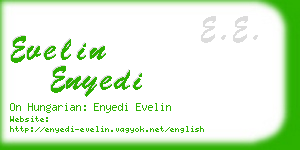 evelin enyedi business card